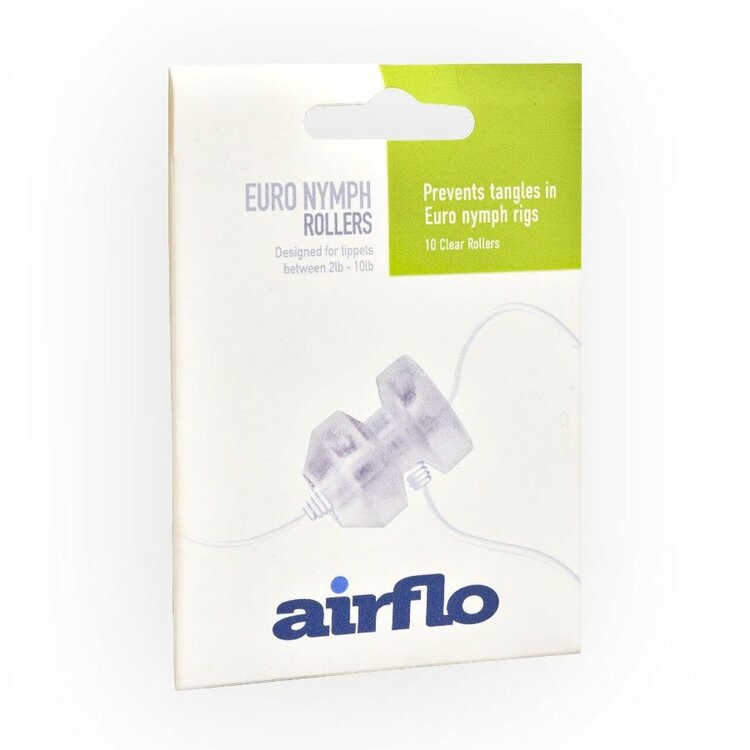 AIRFLO AIRFLO EURO NYMPH ROLLERS - CLEAR- PACK OF 10