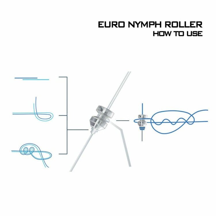 AIRFLO AIRFLO EURO NYMPH ROLLERS - CLEAR- PACK OF 10