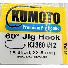 KUMOTO KUMOTO KJ360 BARBLESS JIG HOOK (50 PK) KUMOTO KUMOTO KJ360 BARBLESS JIG HOOK (50 PK)