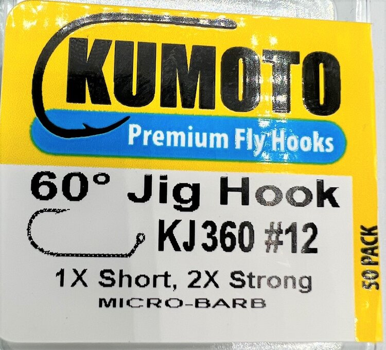 KUMOTO KUMOTO KJ360 BARBLESS JIG HOOK (50 PK)
