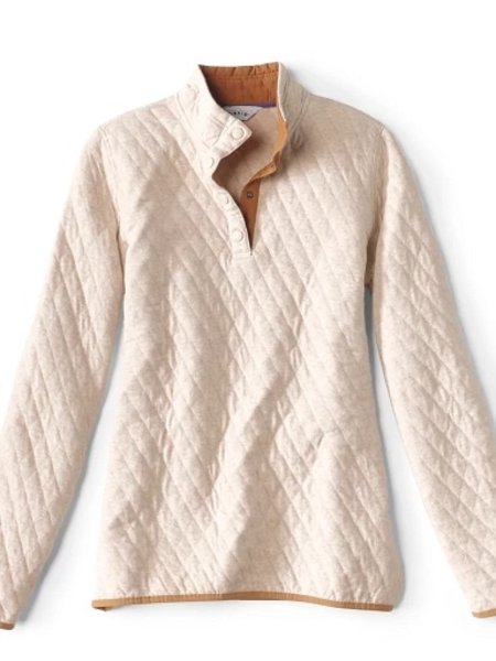 ORVIS OUTDOOR QUILTED SNAP SWEATSHIRT