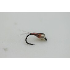 Ugly Bug Fly Shop Bead Head Perdigon Badger #14