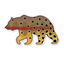 Bear Golden Decal by Casey Underwood