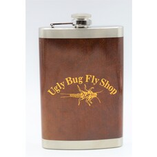 Montana Fly Company UGLY BUG FLY SHOP STAINLESS STEEL HIP FLASK UGLY BUG LOGO
