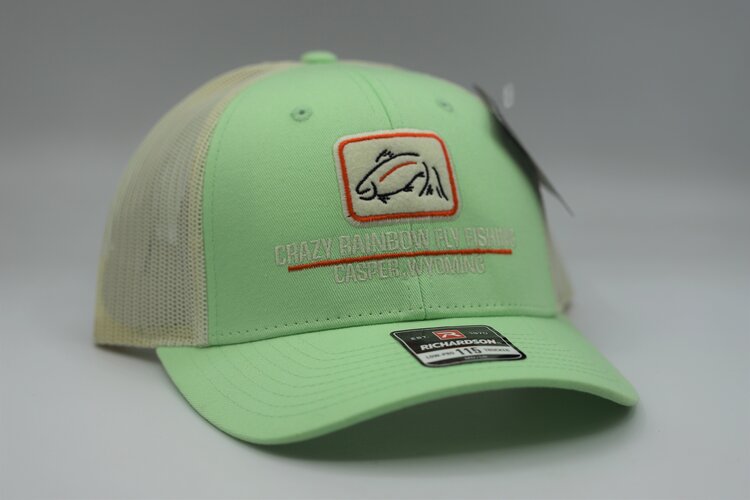 RICHARDSON RICHARDSON CRAZY RAINBOW FLY FISHING LOGO HAT