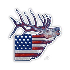 CASEY UNDERWOOD USA ELK DECAL UNDERWOOD