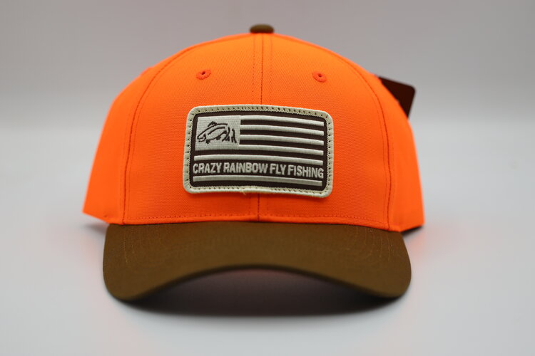 RICHARDSON RICHARDSON CRAZY RAINBOW FLY FISHING AMERICAN FLAG HAT