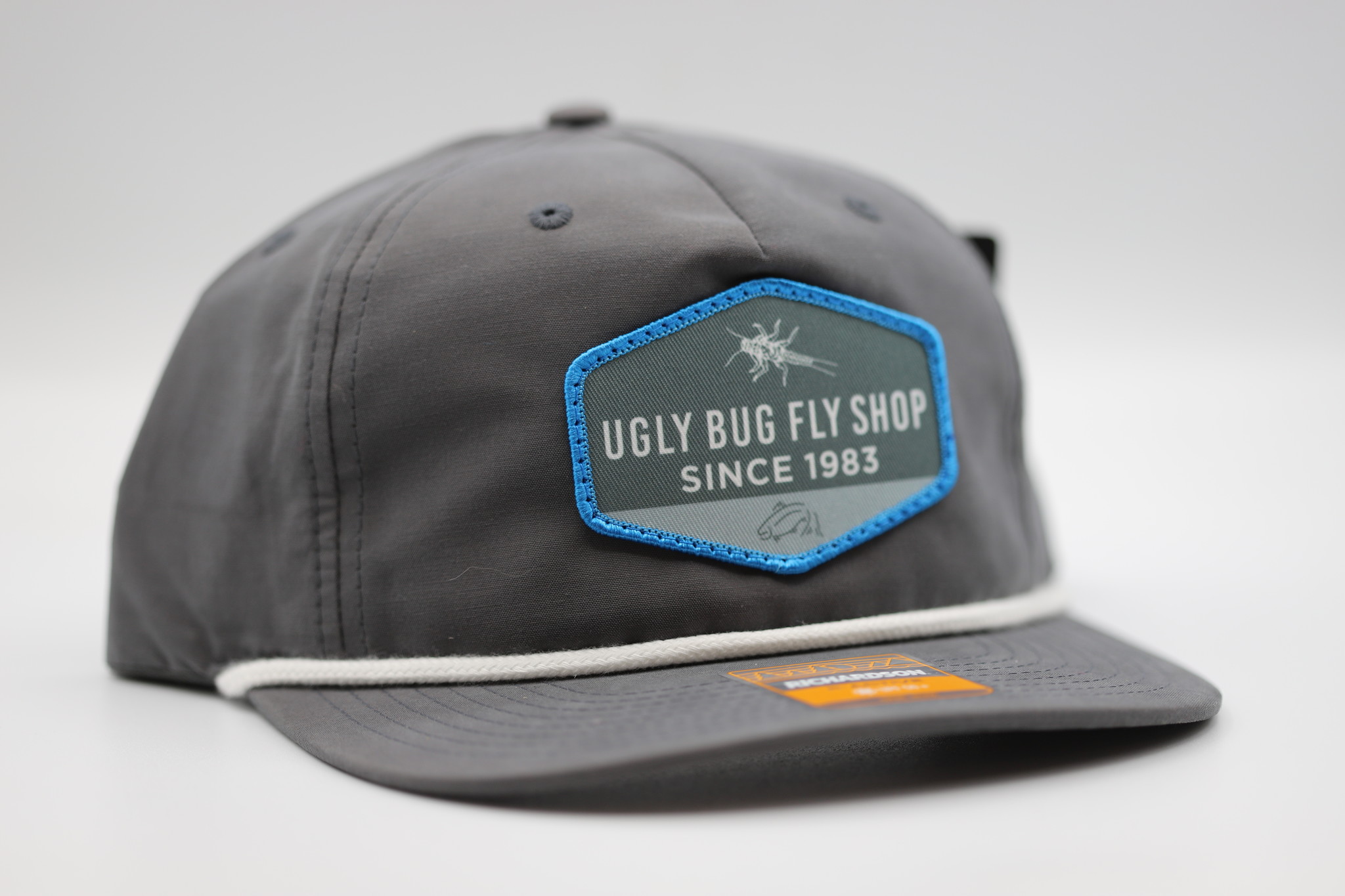 Ugly Bug Fly Shop RICHARDSON OUR RIVER TROUT PATCH HAT YELLOW LOGO