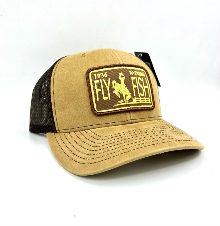 RICHARDSON RICHARDSON WYO LICENSE PLATE PATCH HAT