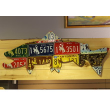 CODYS FISH BROWN TROUT LICENSE PLATE