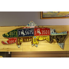 CODY'S FISH CODYS FISH BROWN TROUT LICENSE PLATE