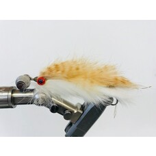 Solitude Fly Company LANIER'S STRUNG OUT STREAMER TAN/ WHITE size 6