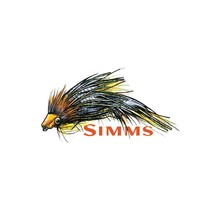 SIMMS STREAMER STICKER COWBOY FLY STERLING