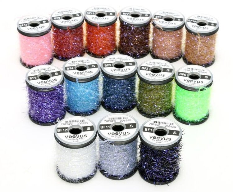 Hareline Dubbin VEEVUS BODY FUZZ