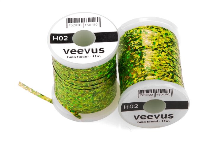 Hareline Dubbin VEEVUS HOLOGRAPHIC TINSEL