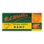 R.L. Winston Rod Co. R.L. WINSTON BAMBOO BUMPER STICKER GREEN/YELLOW 8"
