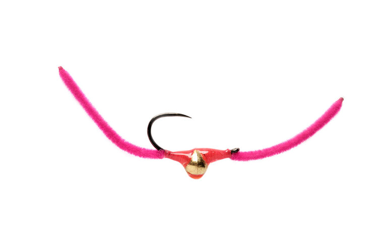 FULLING MILL Croston's Chenille Worm Barbless SIZE 14