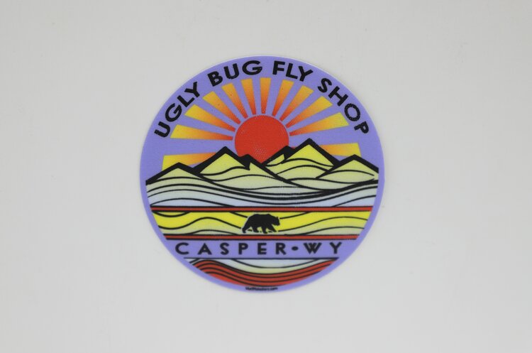 Ugly Bug Fly Shop UGLY BUG REFILLABLE MTNS STICKER LARGE
