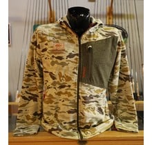 SIMMS CX HOODY WITH UGLY BUG LOGO FULL ZIP GHOST CAMO