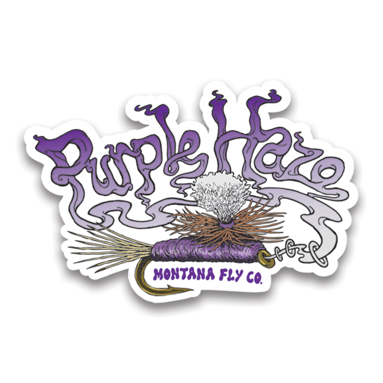 Montana Fly Company MFC PURPLE HAZE STICKER