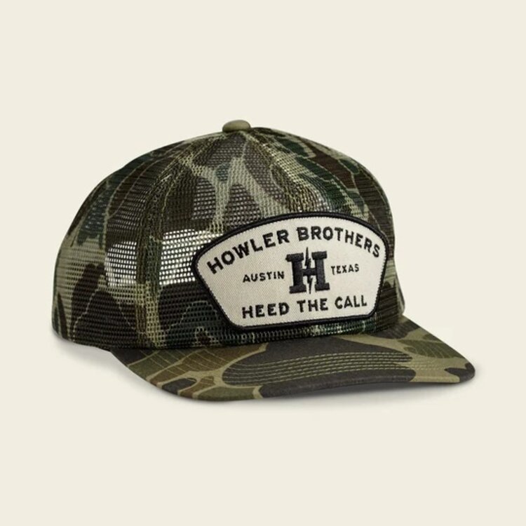 HOWLER BROS HOWLER BROS UNSTRUCTURED SNAPBACK HAT FEEDSTORE CAMO
