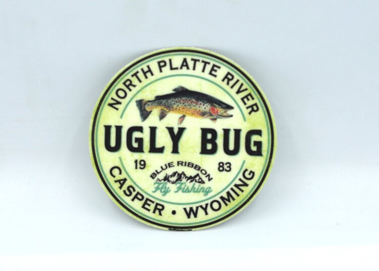 LAKESHIRTS UGLY BUG INTONE TROUT STICKER
