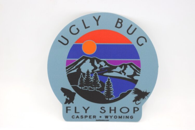 LAKESHIRTS UGLY BUG INFERNAL MTN TROUT STICKER
