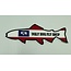 LAKESHIRTS UGLY BUG WYOMING TROUT FLAG STICKER