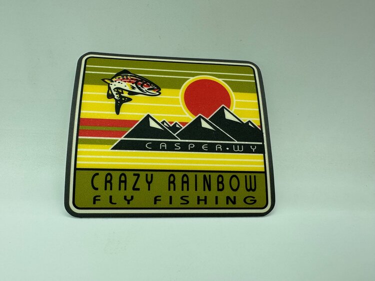 LAKESHIRTS UGLY BUG MTN/TROUT STICKER