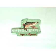 LAKESHIRTS UGLY BUG METER TROUT STICKER