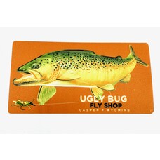 LAKESHIRTS UGLY BUG OTHERWORLD TROUT/HOPPER STICKER