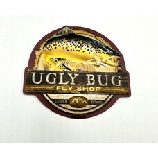 LAKESHIRTS UGLY BUG PLIANCY TROUT STICKER