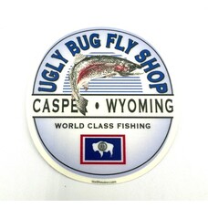 LAKESHIRTS UGLY BUG REBELLION TROUT STICKER