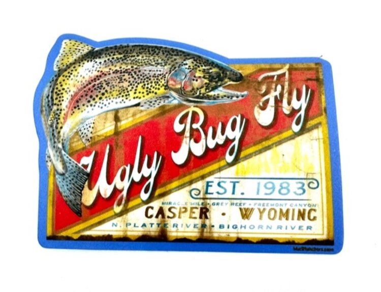 LAKESHIRTS UGLY BUG DEPTH FINDER STICKER