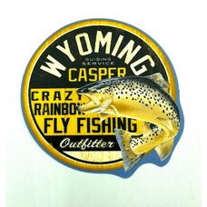 LAKESHIRTS UGLY BUG INFREQUENT TROUT STICKER