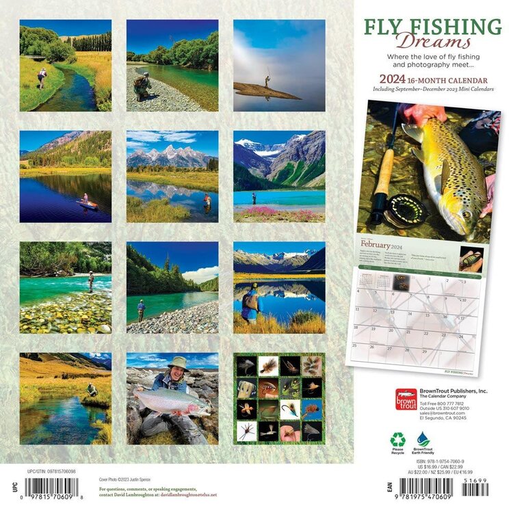 Ugly Bug Fly Shop FLY FISHING DREAMS CALENDAR 2024