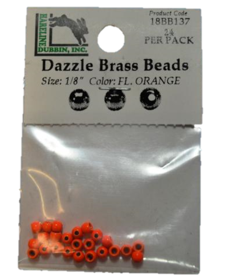 Hareline Dubbin HARELINE DAZZLE BRASS BEADS