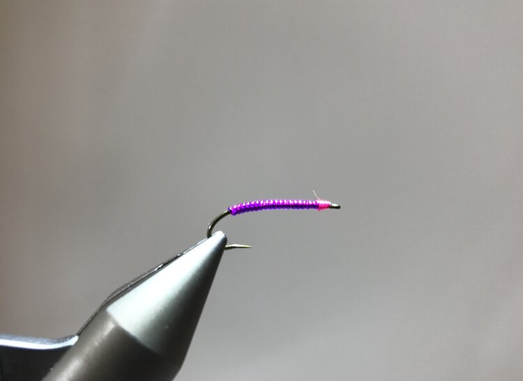 Solitude Fly Company Rock Worm Purple