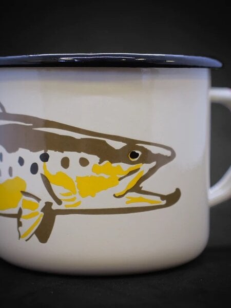 Rep Your Water - Enamel Camp Mug - Rainbow Trout Skin