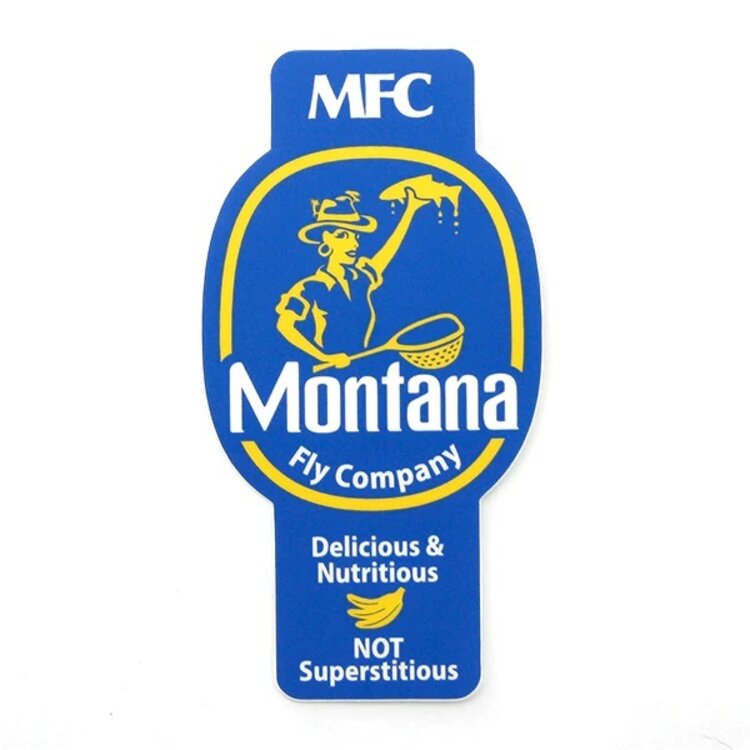 Montana Fly Company MFC BANANAS STICKER
