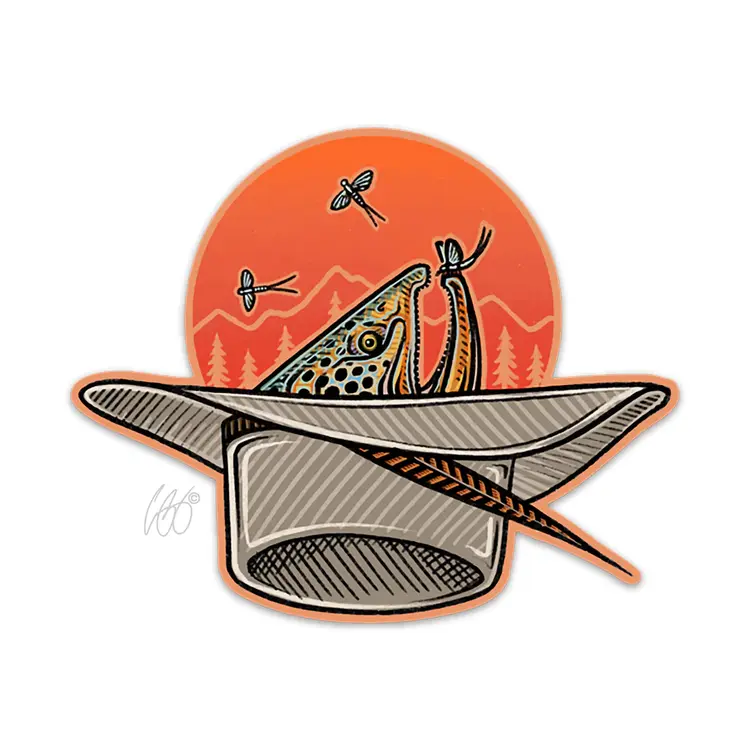 CASEY UNDERWOOD UNDERWOOD STETSON SIPPER STICKER