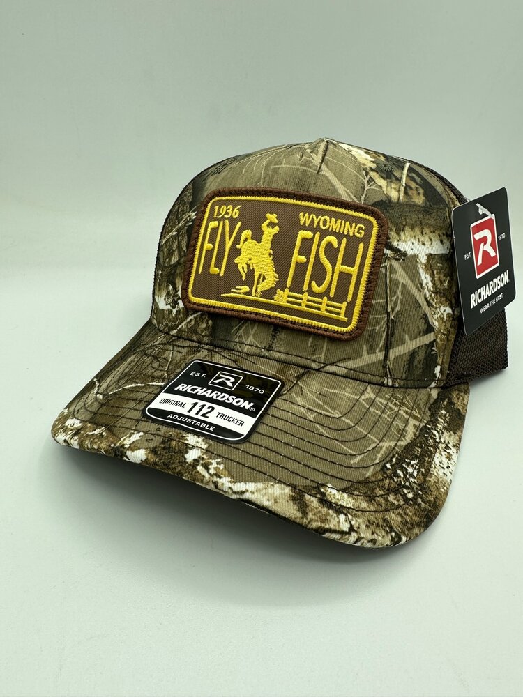 RICHARDSON RICHARDSON WYO LICENSE PLATE PATCH HAT