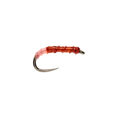 FULLING MILL Boroff's 2 Timin' Midge Red & Pink Barbless