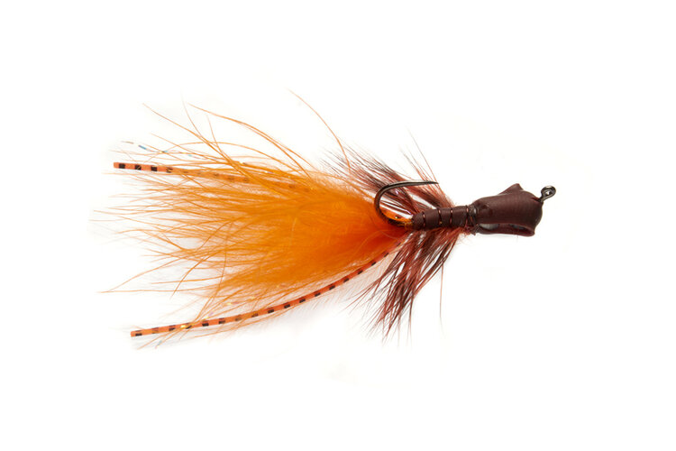 FULLING MILL KESLAR'S CONCUSSION CRAY RUST BARBLESS SIZE 10