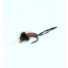 Solitude Fly Company RED MIDGE BRASSIE #18