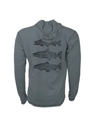 Rep Your Water Feather Dry Fly Women's Tee L