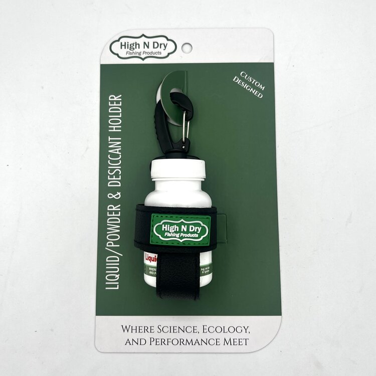 High N Dry Fishing Products HIGH N DRY LIQUID/POWDER AND DESICCANT HOLDER