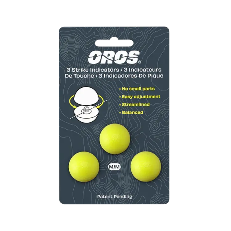 OROS OROS 3-Pack Chartreuse Strike Indicator