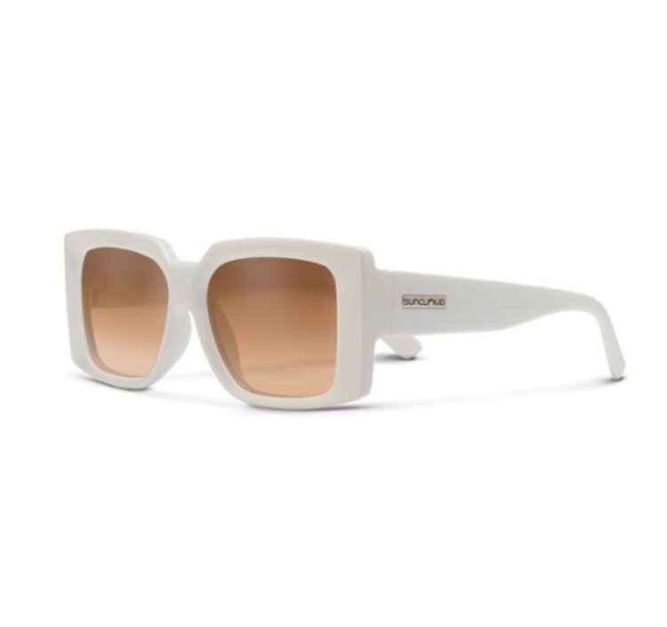 Suncloud SUNCLOUD ASTORIA POLARIZED OPTICS IVORY/POLARIZED BROWN GRADIENT LENS