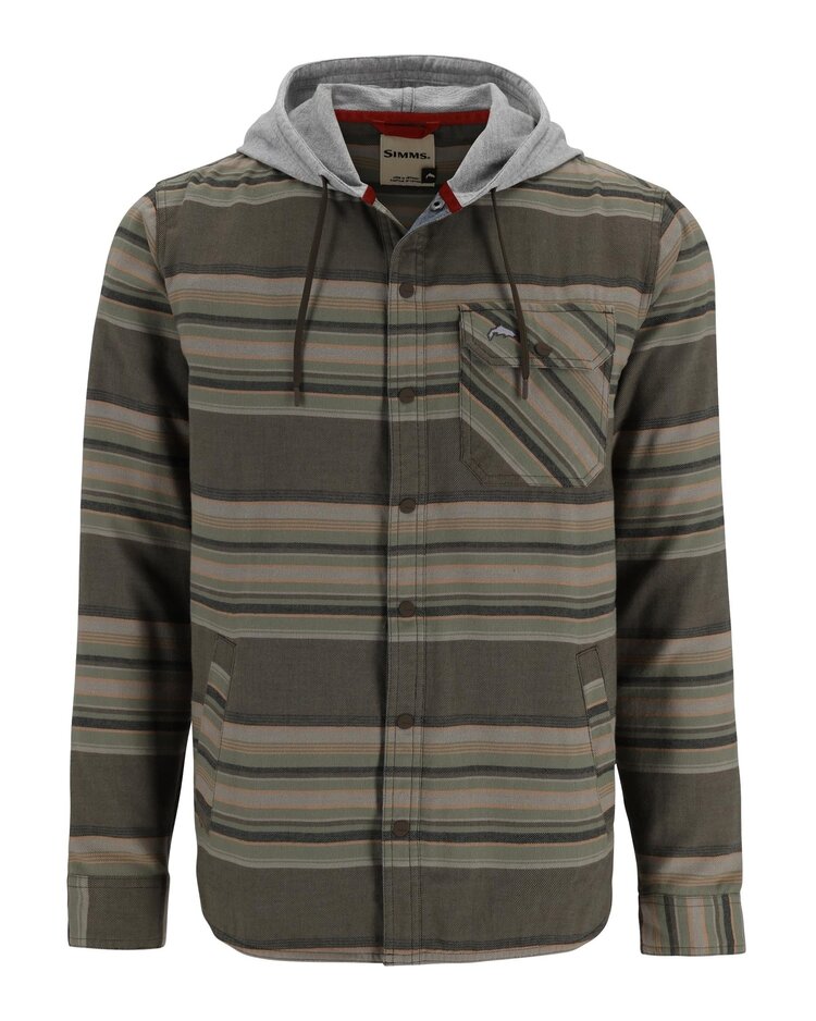 SIMMS SIMMS M'S SANTEE FLANNEL HOODY